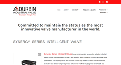 Desktop Screenshot of durbinvalve.com