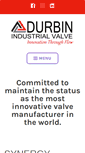 Mobile Screenshot of durbinvalve.com